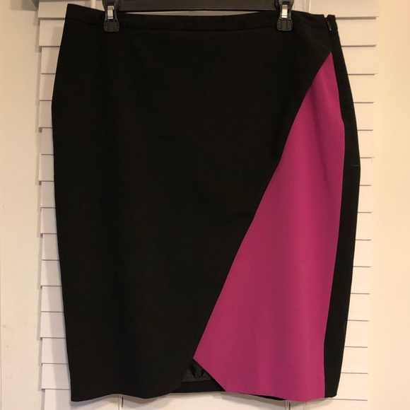 Cato Dresses & Skirts - Cato | Pencil Skirt Black & Hot Pink | Size 14